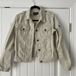 Ralph Lauren Cream Colored Denim Jacket